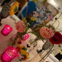 ジャルダン・ドゥ・ボヌールの画像｜テーブル装花