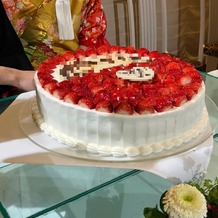 ベルヴィ宇都宮の画像｜苺でできただるまのケーキです。苺が沢山で可愛かったです。