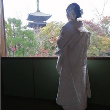 ザ ソウドウ ヒガシヤマ キョウト(THE SODOH HIGASHIYAMA KYOTO)の画像｜披露宴会場PAGODAから見える五重塔