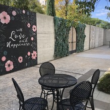 ルシアスガーデン（Luscious　Garden）の画像｜チャペルの外にあるテラスです！！