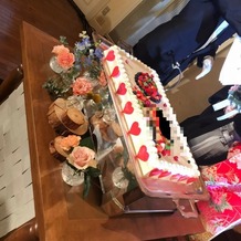ホテルマリターレ創世　久留米の画像｜ケーキカットのケーキ
