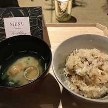 エルム ガーデンの画像｜和食なのでご飯とお味噌汁が出ました