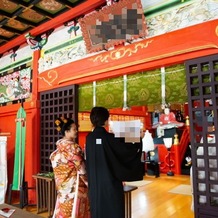 江島神社の画像｜中津宮での挙式風景の様子