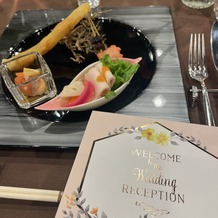 弘前パークホテルの画像｜前菜、席次