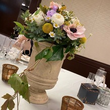 東武ホテルレバント東京の画像｜お花の入れ物もかわいい