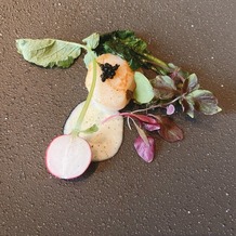 ＳＴ. ＭＡＲＧＡＲＥＴ　ＷＥＤＤＩＮＧ（セント・マーガレット　ウエディング）の画像｜ホタテのミキュイ。野菜も新鮮でした！やはり少ない…