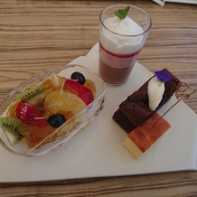 ＴＯＢＥ　ＡＵＢＥＲＧＥ　ＲＥＳＯＲＴの画像｜デザートは、綺麗で美味しかったです。