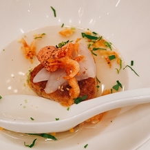 ヴィラ・グランディス　ウエディングリゾート　TOYAMAの画像｜焼きおにぎりと小エビのスープ