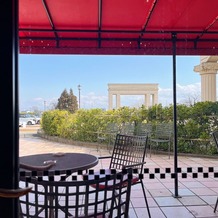 ヴィラ・グランディス　ウエディングリゾート　TOYAMAの画像｜控え室からの外の景色