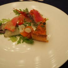 ヴィラ・グランディス　ウエディングリゾートの画像｜新郎が作った加賀野菜を使った前菜