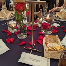 フェアブルーム水戸アメイジングステージの画像｜テーブル装花