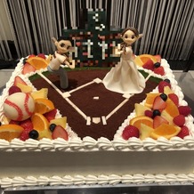 ザ コルトーナ シーサイド台場の画像｜野球をモチーフにしたウエディングケーキ！！！