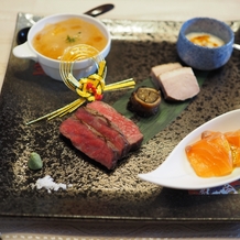 京都洛東迎賓館の画像｜試食会での料理