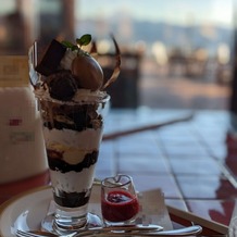 フルーツパーク富士屋ホテルの画像｜参列者の休憩できるカフェのパフェです。