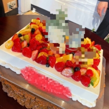 Ｌｕｍｉａｍｏｒｅ（ルミアモーレ）の画像｜森の結婚パーティーをイメージしていたためトトロをケーキに乗せました。