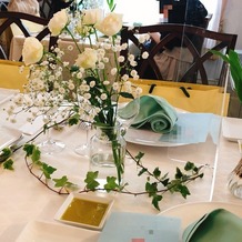 神戸北野サッスーン邸の画像｜花嫁らしさあふれるテーブルセット