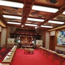 ホテル雅叙園東京の画像｜館内神殿2
壁面装飾の劣化が気になりました。