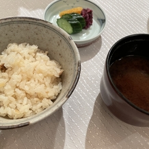 ホテル雅叙園東京の画像｜ご飯とお味噌汁