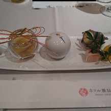 ホテル雅叙園東京の画像｜試食会で頂いた和洋折衷料理