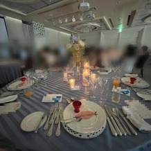 ANAクラウンプラザホテル岡山の画像｜テーブルコーディネートもきれいでした