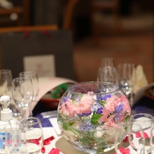 ＡＮＡクラウンプラザホテル神戸の画像｜披露宴会場のテーブルの様子