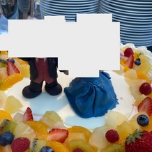 エスプリ・ド・ナチュール（Ｅｓｐｒｉｔ　ｄｅ　Ｎａｔｕｒｅ）の画像｜自分達が当日披露宴で着たドレスとタキシードをキャラクターに着せてもらったウエディングケーキ