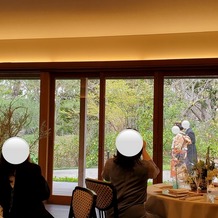 樫野倶楽部の画像｜披露宴は窓の外を通って入場