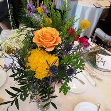 ＶＩＬＬＡ　ｄｅ　ＥＳＰＯＩＲ （エスポワール）の画像｜テーブルのお花