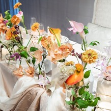 ソラ 神戸　SOLA KOBEの画像｜好きな色のお花を飾ってもらいました。