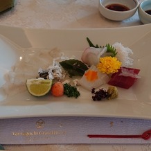 山口グランドホテルの画像｜コースの魚料理です。