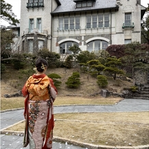 神戸迎賓館 旧西尾邸 （兵庫県指定重要有形文化財）の画像｜母から譲り受けた着物を着るのも最後かな