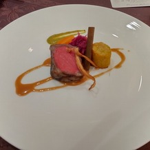 プレミアホテル 中島公園 札幌の画像｜メインの肉料理ですソースもとても美味しく、パンにも合いました