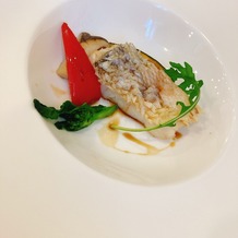 アール ベル アンジェ Ｎａｇｏｙａの画像｜魚のコースでした。鱗がパリパリで美味しかったです。