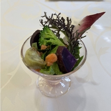 迎賓館ヴィクトリア高岡の画像｜前菜のサラダ