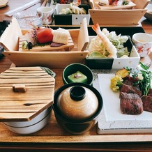 ホテルエピナール那須／那須高原　森のチャペルの画像｜見学の際は和食を頂きました。
