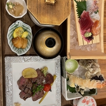 ホテルエピナール那須の画像｜試食の際に頂いたディナー（和食）