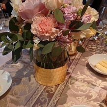 ホテル ラ・スイート神戸ハーバーランド　（ＨＯＴＥＬ　ＬＡ　ＳＵＩＴＥ　ＫＯＢＥ　ＨＡＲＢＯＲＬＡＮＤ）の画像｜披露宴会場のテーブル
