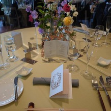 ウエディング　パルコ　アルジェントの画像｜披露宴ならではの華やかなテーブル