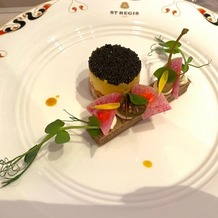 セント レジス ホテル 大阪の画像｜前菜のキャビネットのムース