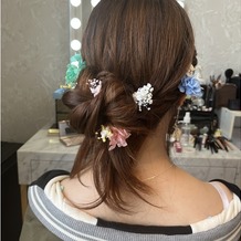 SARAの画像｜ヘアメイクリハーサル
だいぶ似せてもらえました！