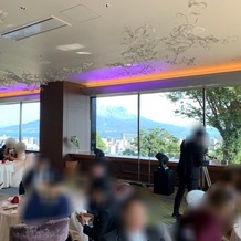 SHIROYAMA HOTEL kagoshimaの画像｜披露宴会場からの景色
