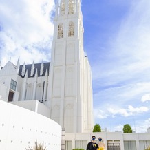 ノートルダム　マリノア　Ｎｏｔｒｅ　Ｄａｍｅ　ＭＡＲＩＮＯＡの画像｜披露宴会場から見える大聖堂の外観