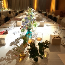 グランドプリンスホテル広島の画像｜ゲストテーブル装花