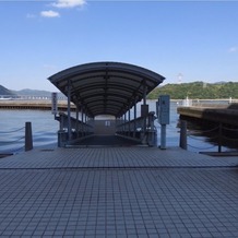 グランドプリンスホテル広島の画像｜宮島までの高速船の桟橋です。
ホテルの敷地内にあるので移動も楽々です。