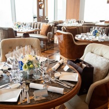 品川プリンスホテルの画像｜高級感のあるテーブルと椅子でよかったです。