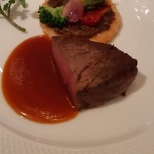 品川プリンスホテルの画像｜試食
肉料理のハーフサイズ