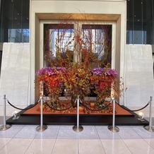 品川プリンスホテルの画像｜入口に飾られていた。季節感がある。