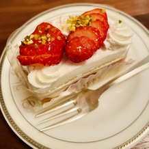 ザ・プリンス パークタワー東京の画像｜見積待ち中に出てきた美味しいケーキ