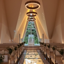 軽井沢プリンスホテル　フォレスターナ軽井沢の画像｜風の教会です。壁が柔らかいミルク色で、可愛らしい印象でした。
