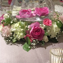 東京マリオットホテルの画像｜各卓のお花